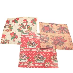Festive Vintage Holiday Gift Wrap